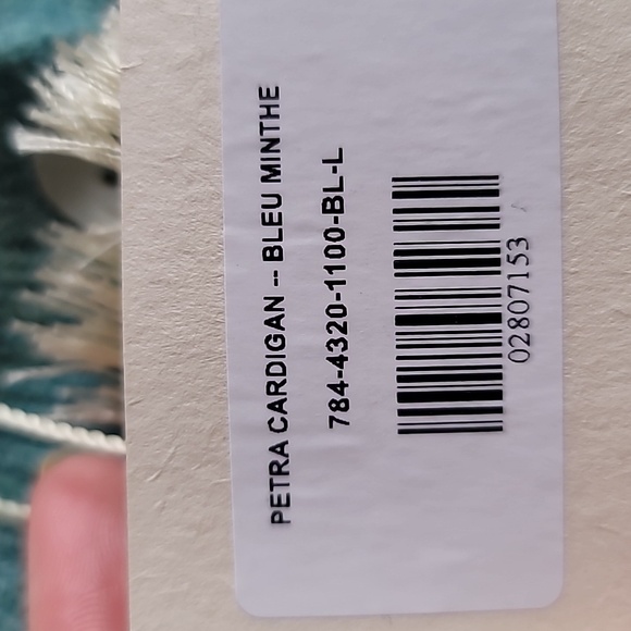 Doen Petra Cardigan - Bleu Menthe - L - Picture 11 of 11